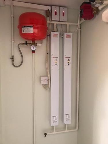 Amptec electric boiler installed